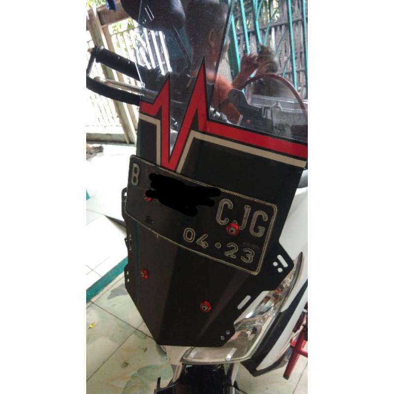 adv visor custom dan tubular Vario 110fi led