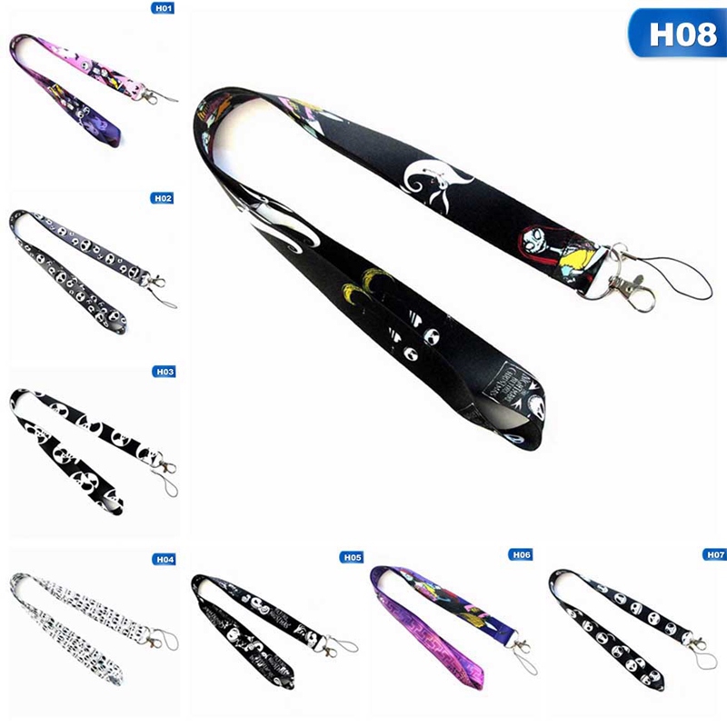 Aksesoris Tali Lanyard Gambar Jack Skellington Nightmare Before ChristmasKlip Vouge Real Hansh