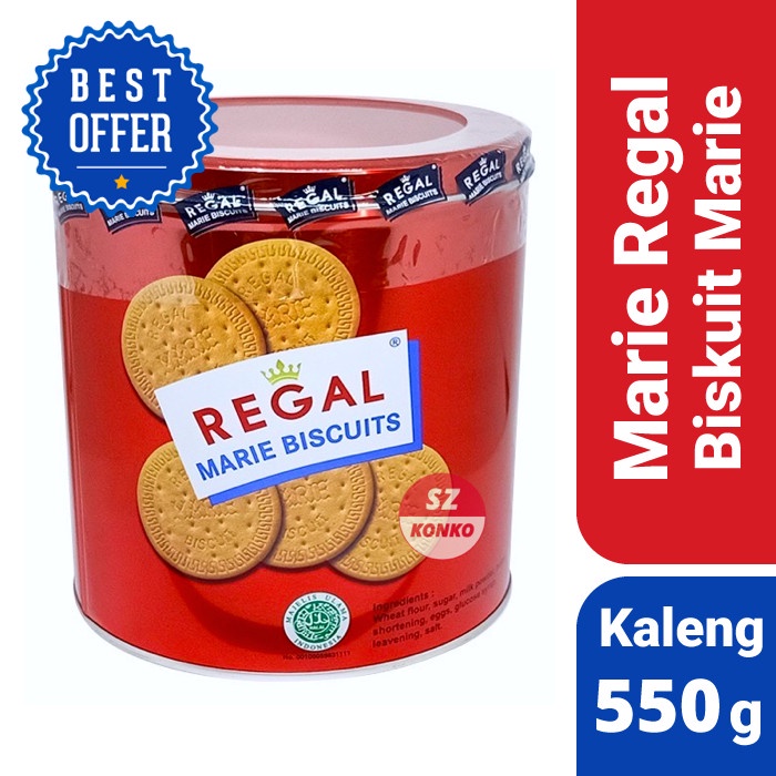 Regal Marie Biskuit Kaleng 550gr