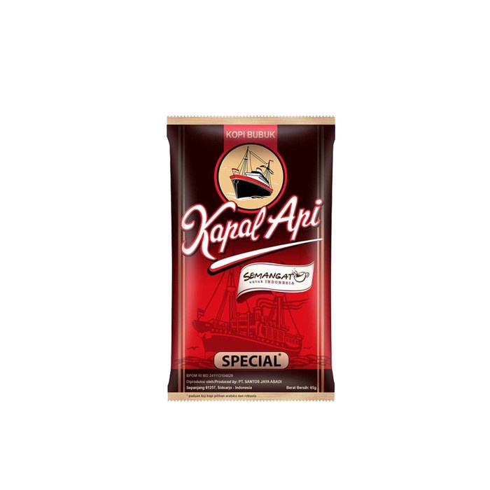 

Kopi Bubuk Kapal Api Mutu Khusus 65 Gr