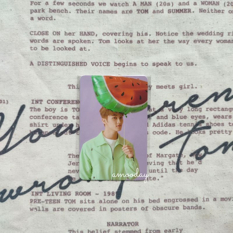 PHOTOCARD MARK BENEFIT HOTTRACKS SEASON GREETING 2021 NCT DREAM