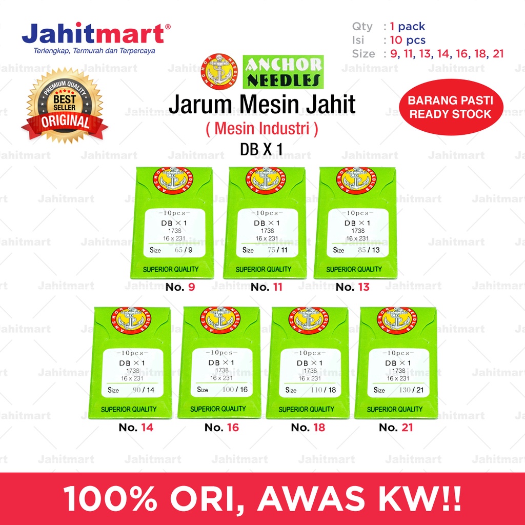 Needles / Jarum Mesin Jahit DB merk "Anchor"