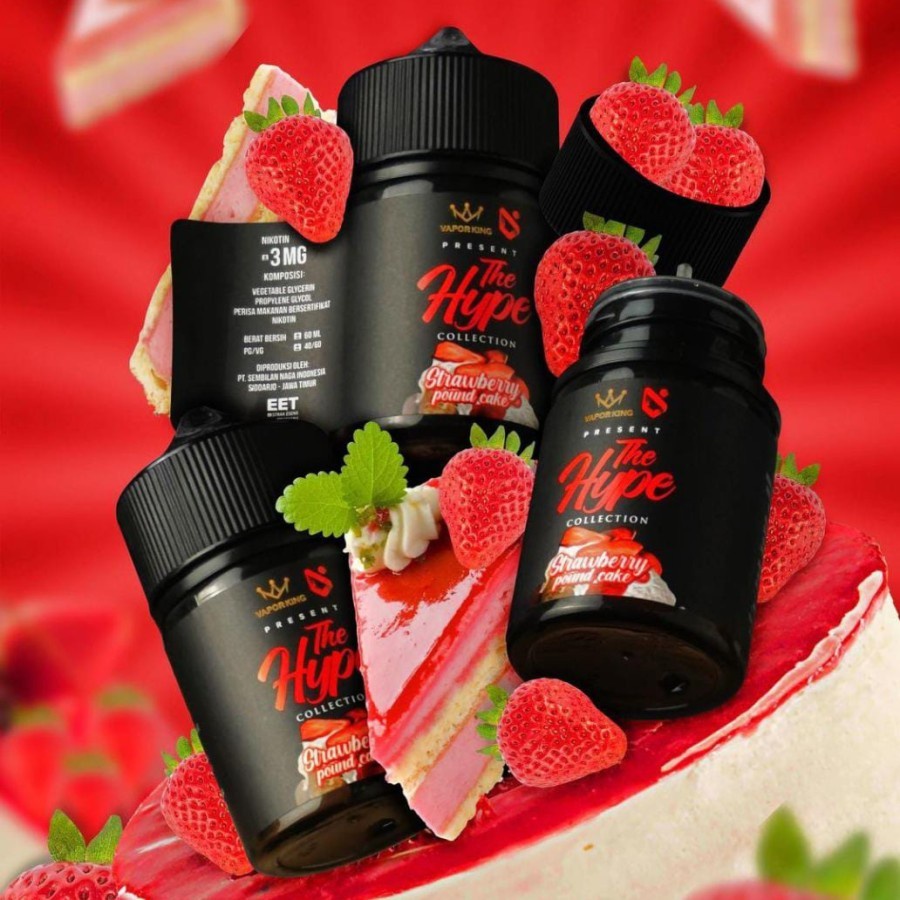 THE HYPE STRAWBERRY POUNDCAKE 60ML