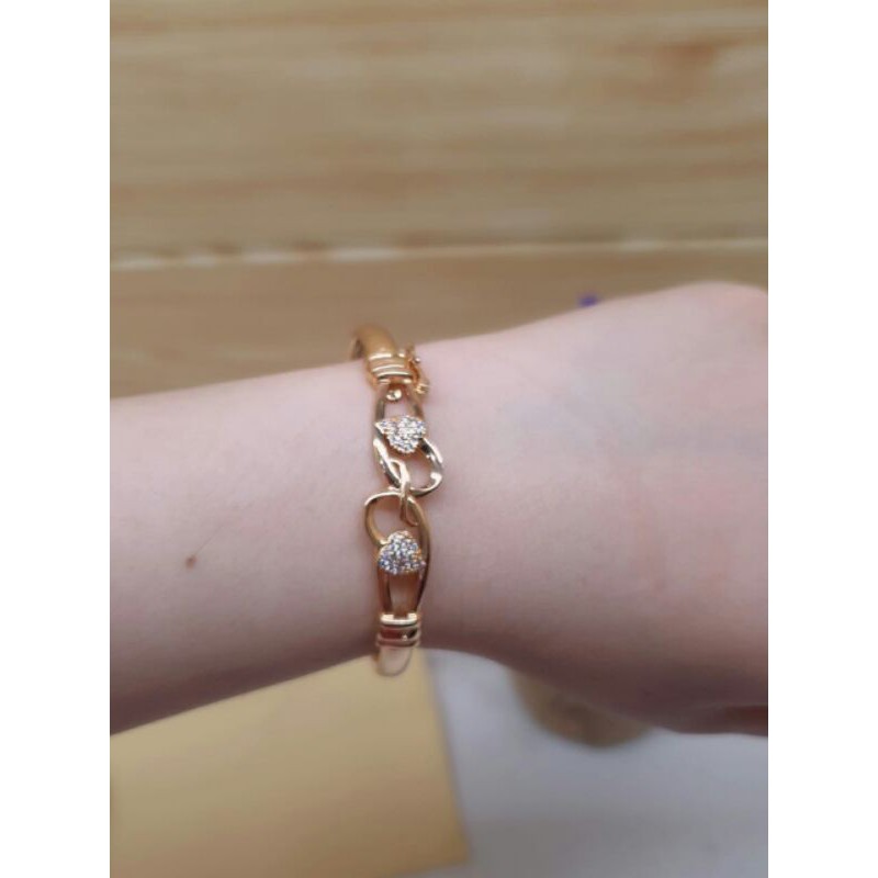 Gelang xuping / bangle xuping murah import / gelang wanita microdiamond xuping