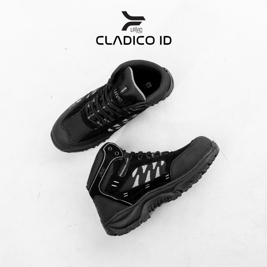 Sepatu Safety Tinggi Pria Wnita Bot Ujung Besi Sol Alas Karet Anti Slip Kerja Lapangan Pabrikan Proyek Karyawan Sefty Shoes Boot Lavio Axel High Quality Premium