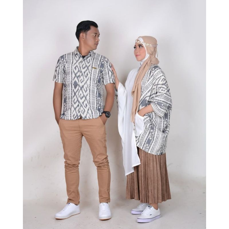 set couple - sarimbit - set couple etnik - set couple tenun - baju tenun - baju etnik - baju prewed