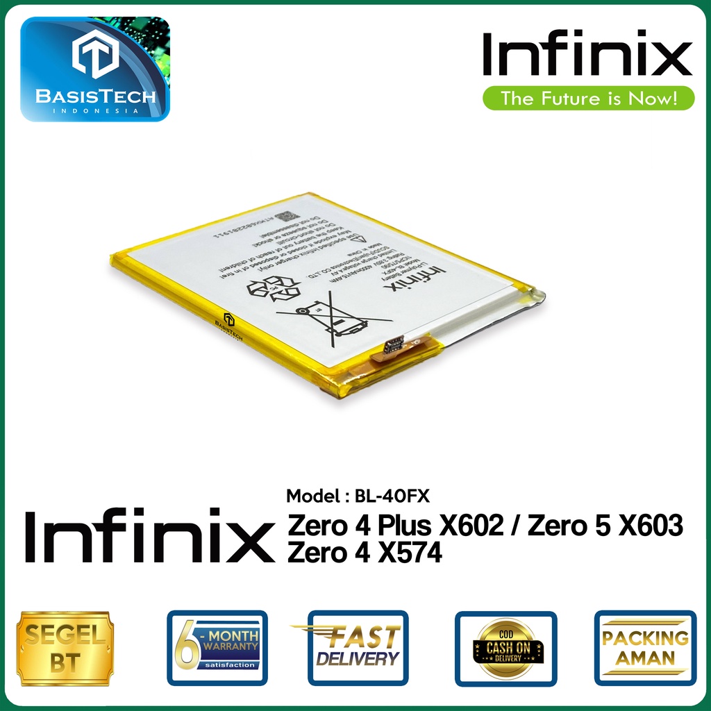 BATERAI INFINIX ZERO 4 PLUS X602 - INFINIX ZERO 4 X574 - BL-40FX - ORI99