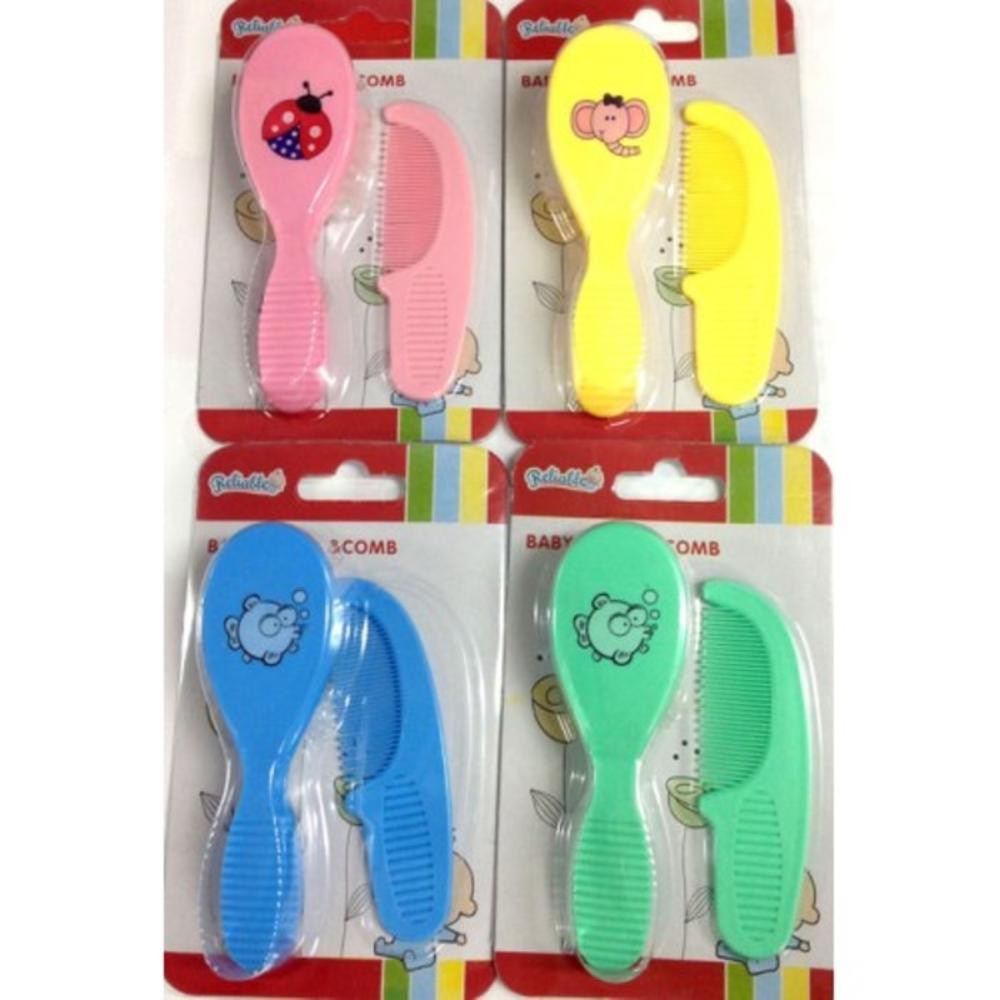 Sisir dan Sikat Bayi / Baby Brush Comb Reliable 8837