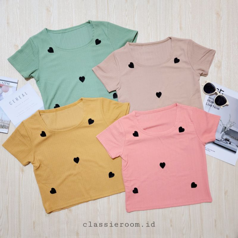 Crop top wanita murah - Crop top lengan pendek - Crop top korea - Baju wanita murah - Baju fashion w