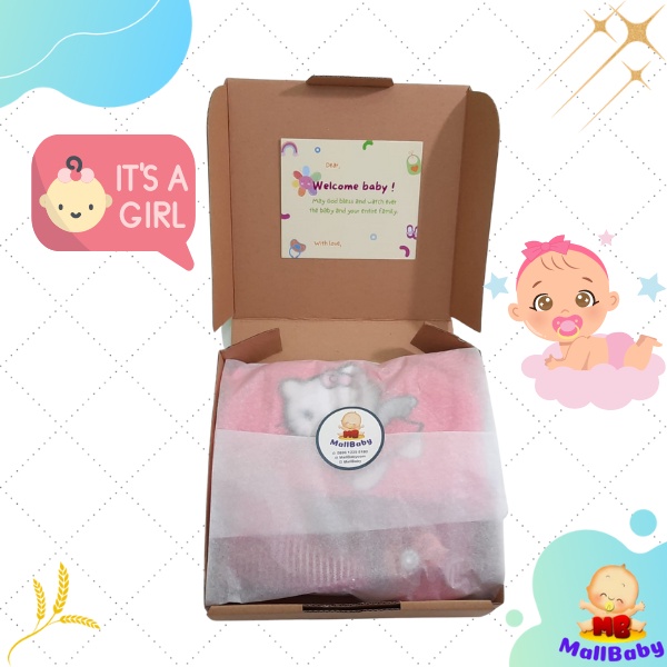 Paket Kado Bayi Perempuan Hampers Bayi Cewek Newborn Baby Girl