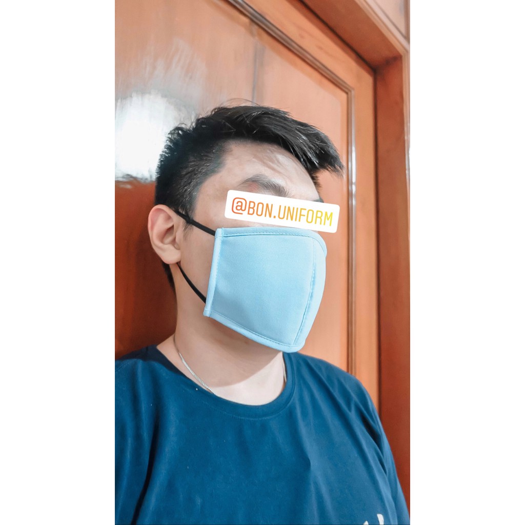 Bon Uniform Masker Kain 3PLy