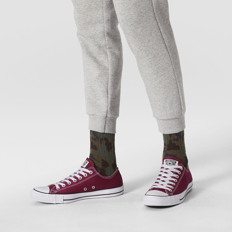 Sepatu Sneakers - CONVERSE CT AS Canvas OX / Maroon [M9691C] - Original