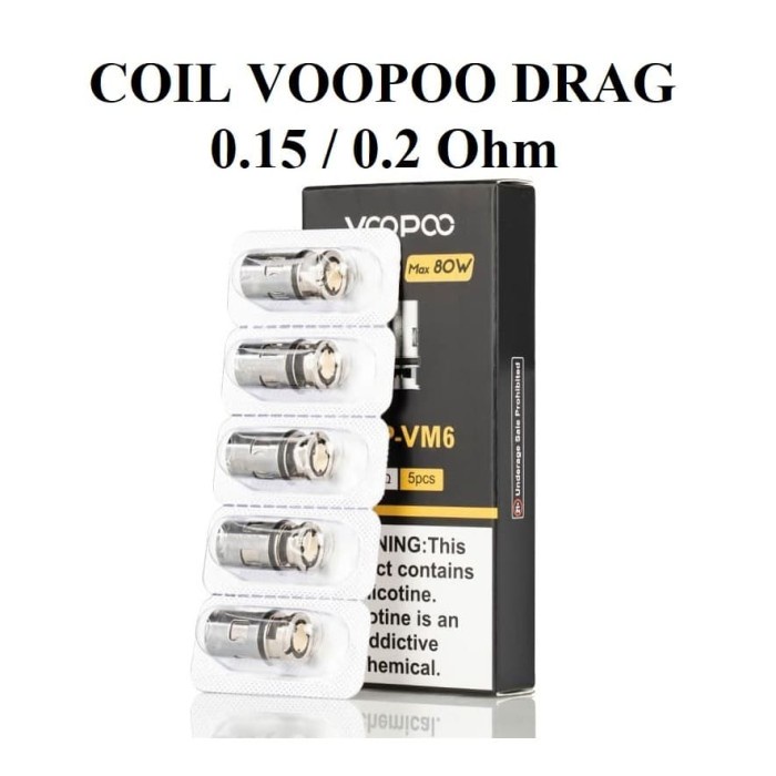 COIL DRAG X  VM6 0.15 / COIL DRAG S VM5 0.2 HARGA SATUAN