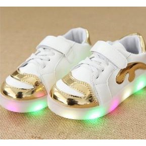 SNEAKER ANAK METALIC|  SNEAKER METALIC LED