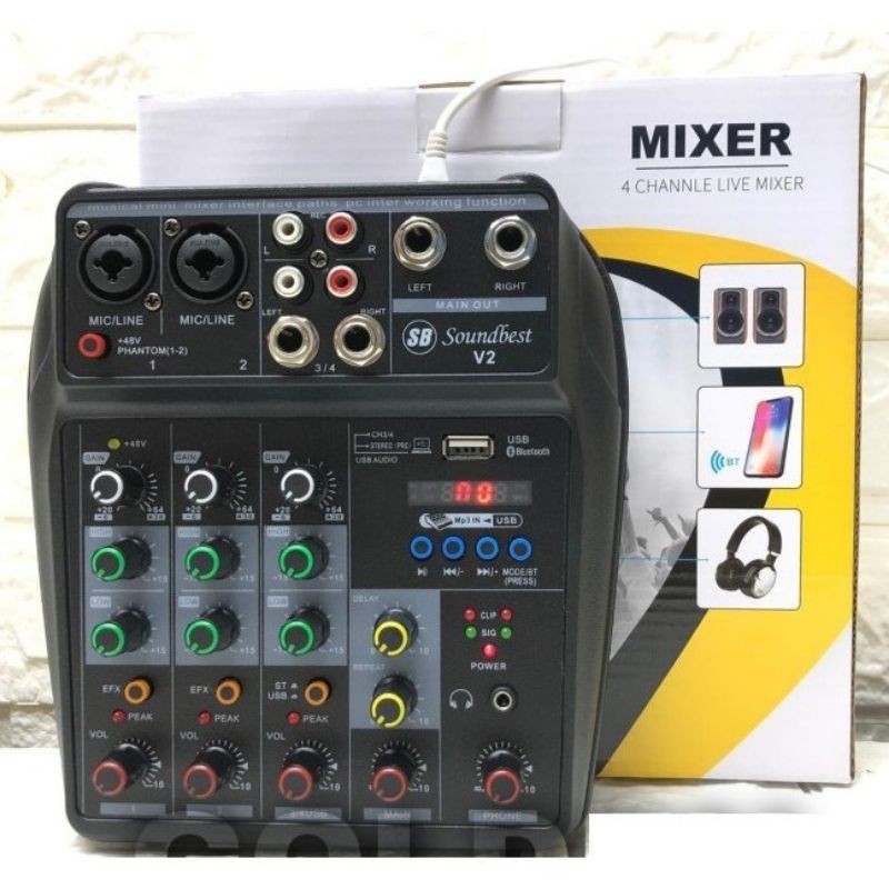 mixer soundbest V 2.mixer audio 4ch