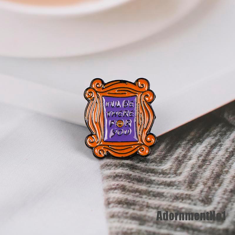 (Adornmentno1) Bros Pin Enamel Desain Monica Friends Untuk Aksesoris Pakaian / Tas