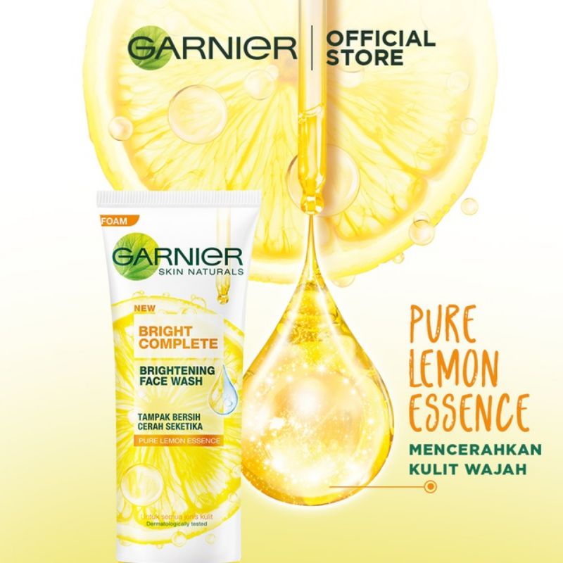 Garnier Light Complate Facial Foam 50ml / 100 ml