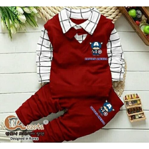 Set Baju Anak Laki Laki Terbaru 2021 Model Kekinian Set Rompi Usia 3 4 5 Tahn Celana Anak Pesta Kond