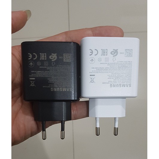 Kepala Charger / Adptor SAMSUNG Note 10 Plus 45W Super Fast Charging  Original100%asli non pack