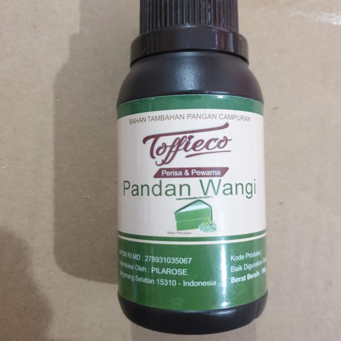 

Toffieco/Tofiecco/Tofieco Pandan Wangi 100 ml KOMPLIT Kode 296