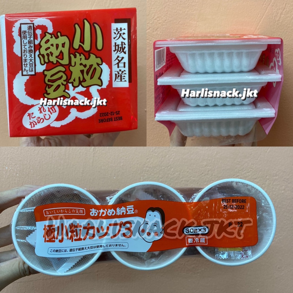 

ASAICHIBAN NATTO (KOTSUBU NATTO MINI) 40gr x 3 / TAKANO NATTO CUP 30gr x 3