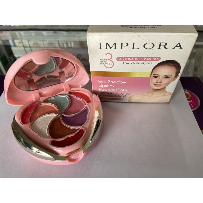 implora beauty complete care pallete make up -- implora terpengkap complete care beauty