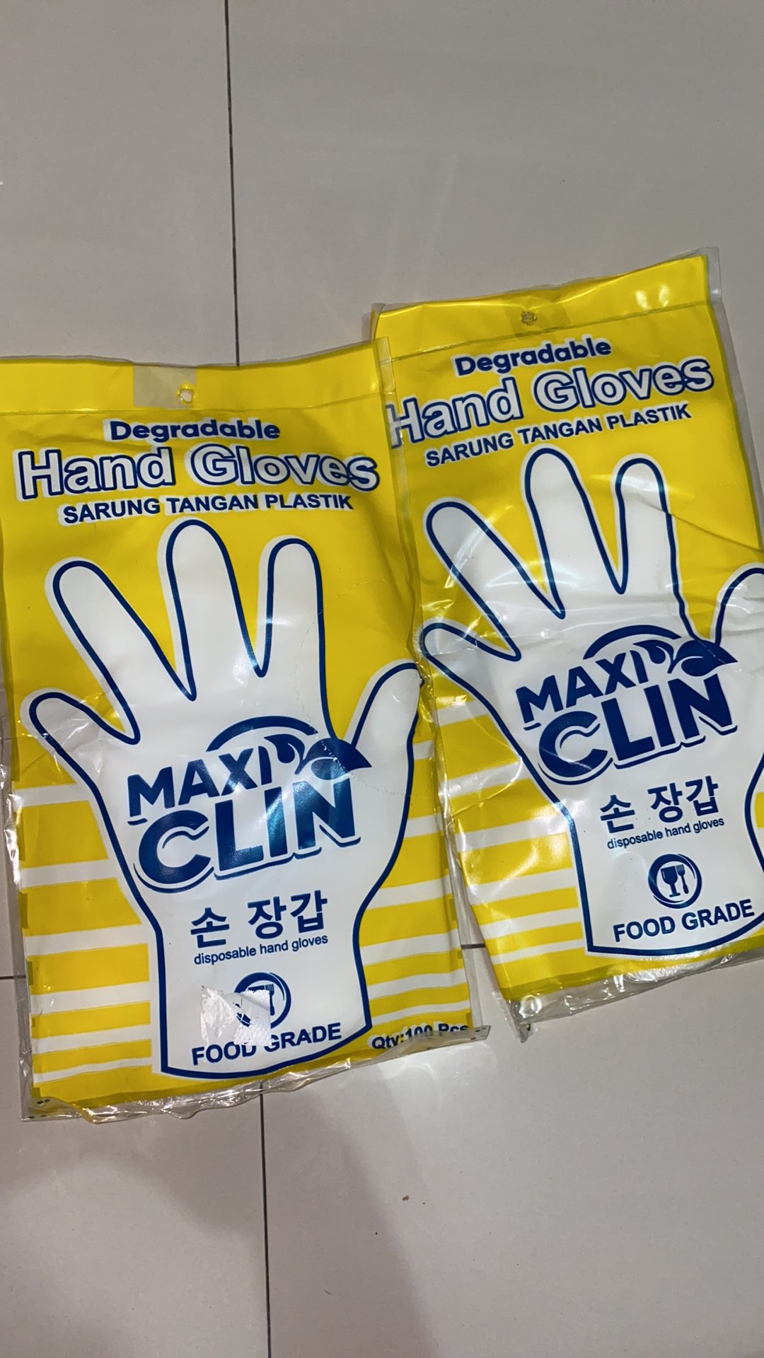 Sarung Tangan Plastik Isi 100 Pcs / Hand Gloves