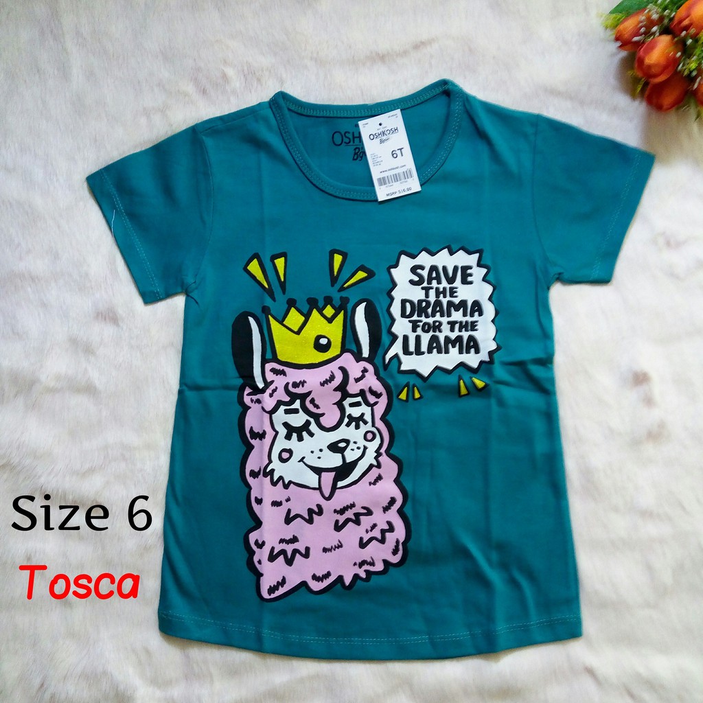 Ecer - KAOS ANAK PEREMPUAN (6-14 TH) OSHKOSH GIRL JUNIOR LENGAN PENDEK / KAOS ANAK MURAH