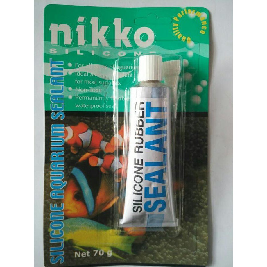 

Lem Kaca Sealant NIKKO 70 Gram Bening / Clear MJS LEM SILIKON TUBE