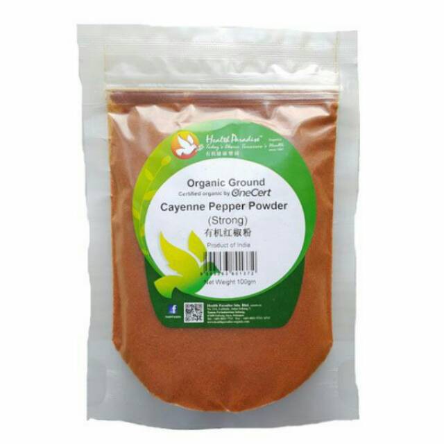 

Be Healthy! Health Paradise Organic Cayenne Pepper Powder 100gr