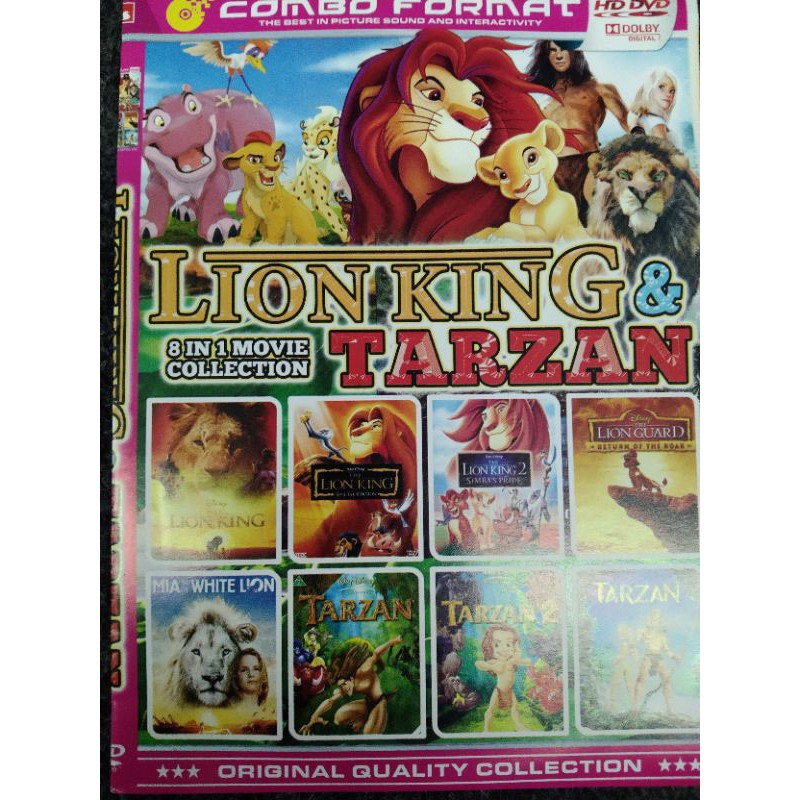 KASET KOLEKSI KARTUN ANAK LION KING & TARZAN