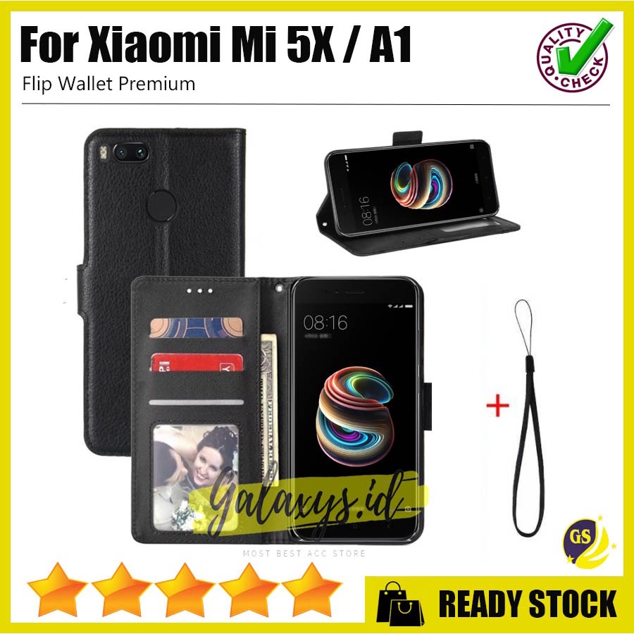 Flip Case XIAOMI Mi 8X 8 6X 5X A2 A1 Lite Redmi Note 6 Pro S2 Cover Wallet Dompet Kulit Leather