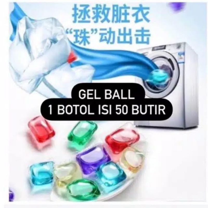 LAUNDRY GEL BALL / SABUN CUCI BAJU ANTISEPTIK /DETERGENT GEL BALL