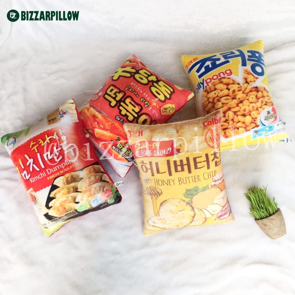 Bizzarpillow Bantal Snack Tempel Korea Custom Size M BZ194