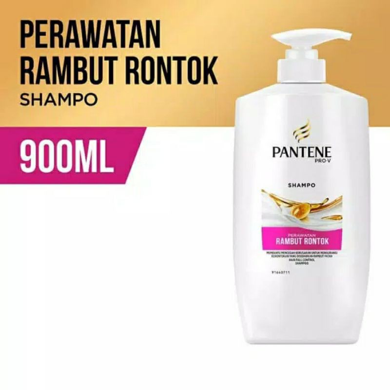 PANTENE Shampo 900 ml ANTI DANDRUFF / HAIR FALL CONTROL PERAWATAN RAMBUT RUSAK 900ml