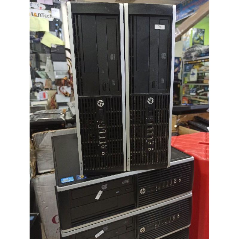 Pc desktop hp Compaq elite 8200 sff Intel Core i5 2400 ram 4gb hdd 500gb Dvd bergaransi