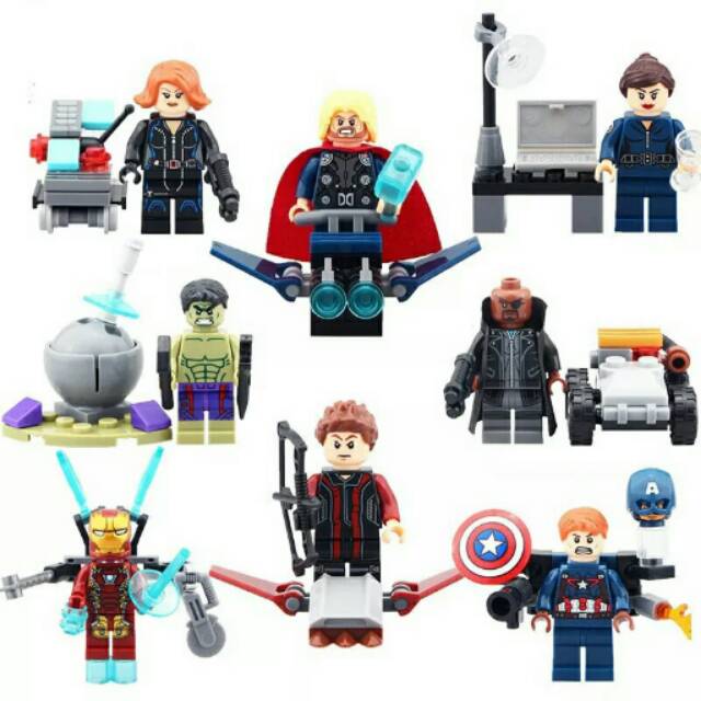 Lego minifigure superheroes the avengers sy 619