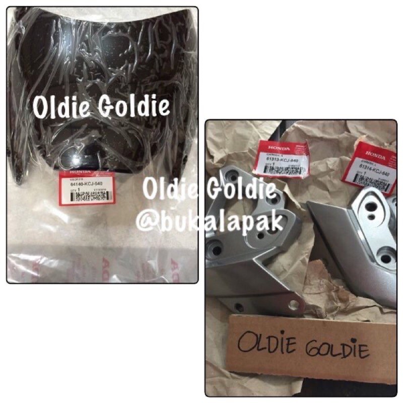 Kupingan Lampu Garnish Visor Set Honda Tiger Revo Barong Ori