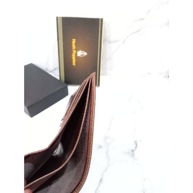 Dompet kulit full up pria wanita model tanggung 3/4 hushpuppies