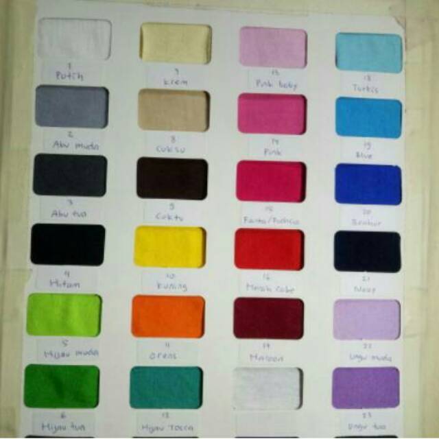 SEPREI KAOS ANTI KUSUT CONFETTI tanpa sarbagul