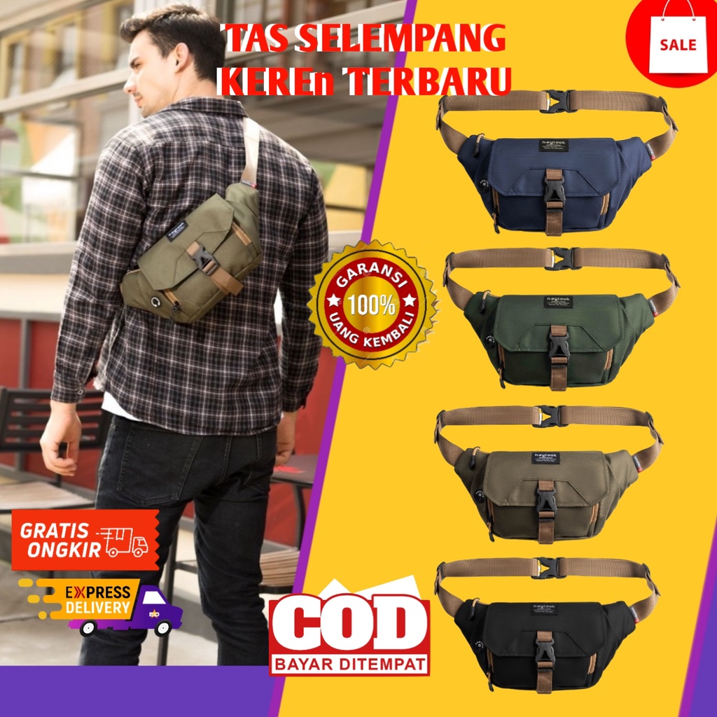Tas Slempang Pria Tas Selempang Pria Distro Waistbag Pria Wanita Harley Condura Premium