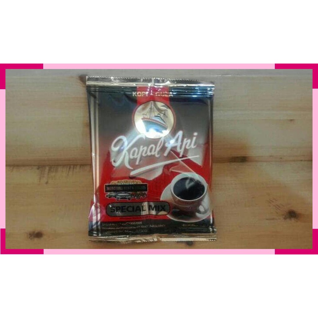 

kapal api (kopi+gula) 25 gram 10 sachet