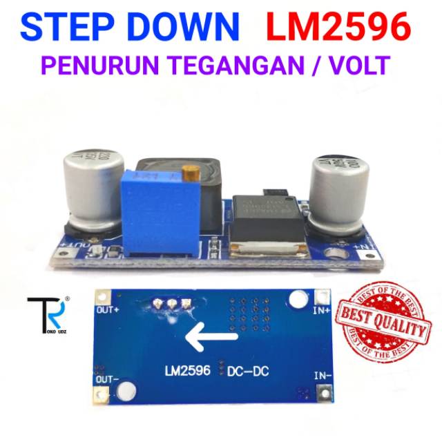 LM2596 Step Down DC to DC 3A Modul Penurun Tegangan Volt Voltase