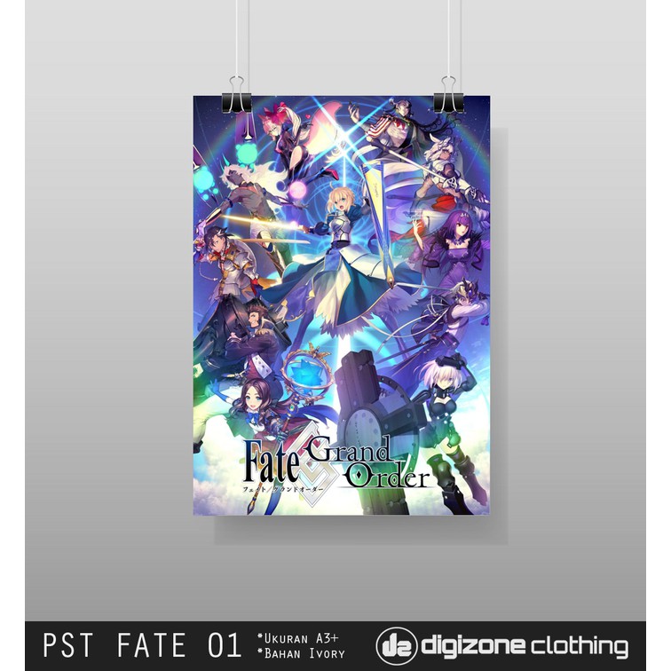Poster Fate Grand Order Ukuran A3 PST FATE 01