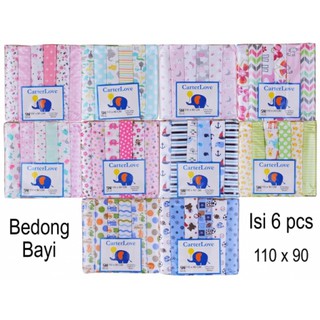 Carterlove Bedong Bayi Jumbo 6in1 Bedong Isi 6 Pcs