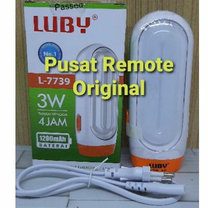 LAMPU DARURAT EMERGENCY LUBY 3W 3 WATT L-7739 ORIGINAL ASLI