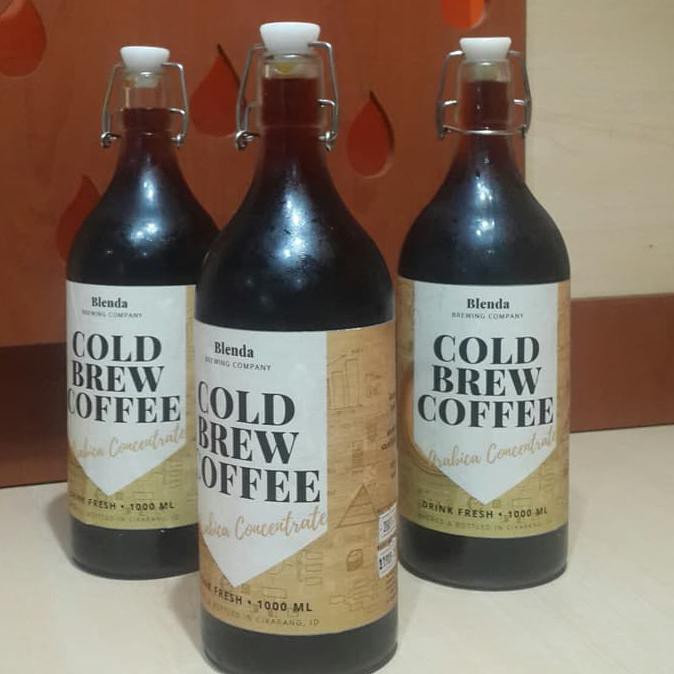 

Blenda Cold Brew Arabica Coffee Concentrate. // Kopi seduh dingin