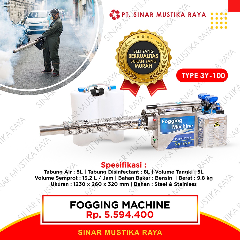 Mesin Fogging - Alat Pertanian, Perkebunan, Kesehatan, Rumah Sakit, Anti Nyamuk, Wabah dan Virus