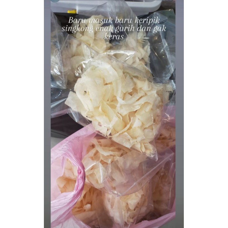 

KERIPIK UBI SINGKONG RASA ORIGINAL 250GR ENAK GURIH BESTSELLER SNACKS GARING TIPIS TDK KERAS LEZAT