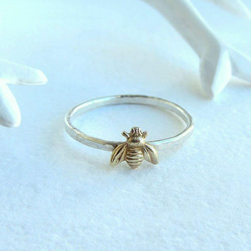 Lily Bee Finger Cincin Wanita Lady Cute Charm Pesona Perhiasan